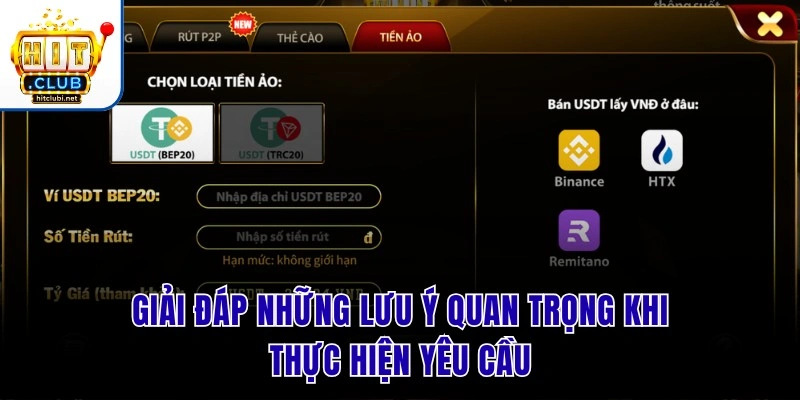 Rút Tiền Hit Club | Đổi Thưởng An Toàn Chỉ Trong 3 Phút Giải đáp những lưu ý quan trọng khi thực hiện yêu cầu